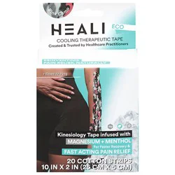 Heali Eco Kinesiology Tape Infused With Magnesium&menthol-Pink Camo-20 Strips/roll 2x10inch /strip - 20 Ct