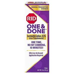 Rid One & Done Lice Treatment - Each