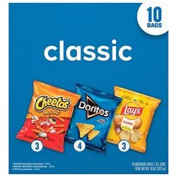 Frito Lay Classic Mix Variety Pack 10ct - 10 Oz