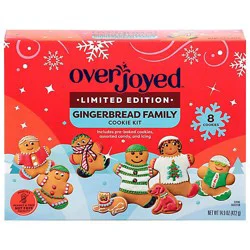 Overjoyed Gingerbread Family Cookie Kit 14.9 Oz - 14.9 Oz
