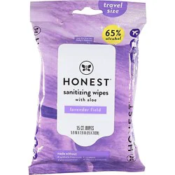 Honest Lavendar Sanitizing Wipers 15 Count - 15 Ct