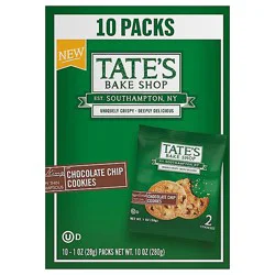 Tates Cookies Chocolate Chip - 10 Oz