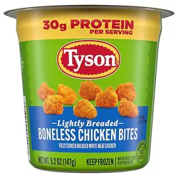 Tyson Lightly Breaded Boneless Chicken Bites Cup - 5.2 Oz