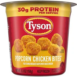 Tyson Popcorn Chicken Bites Cup - 5.3 Oz