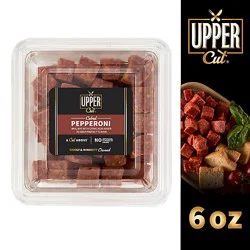 Upper Cut Cubed Pepperoni Meat - 6 Oz