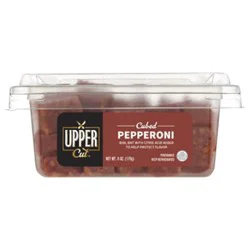 Upper Cut Pepperoni Meat Cubed - 6 Oz