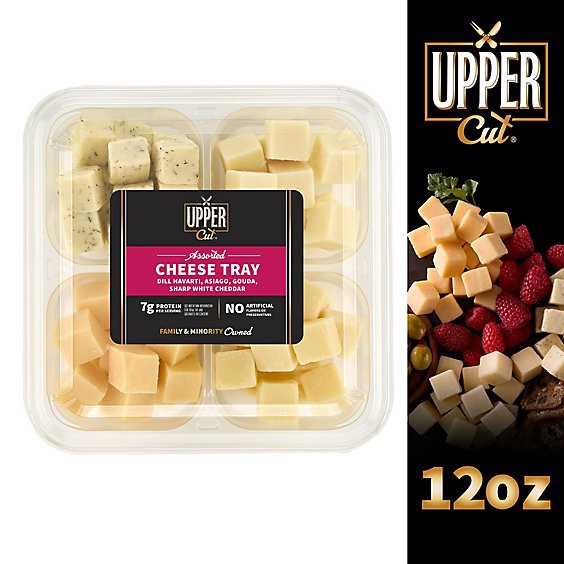 slide 1 of 1, Upper Cut Assorted Variety Cubed Cheese Tray - 12 Oz, 12 oz