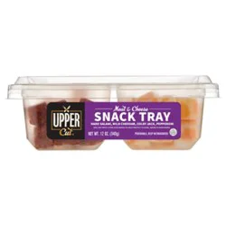 Upper Cut Meat & Cheese Tray Cubed - 12 Oz
