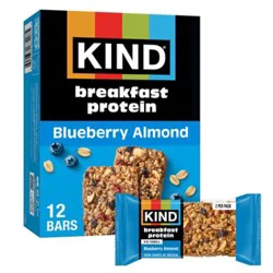 Kind Blueberry Almond Protein Breakfast Bars - 6 - 1.76oz