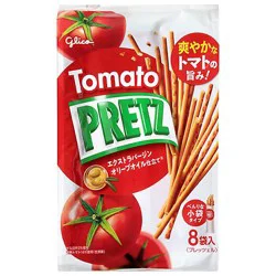 Glico Pretz Snack Stick Tomato 8-Piece Pack - 3.88 Oz