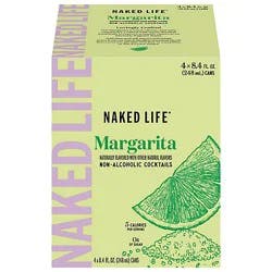 Naked Life Non-Alcoholic Margarita Cocktail Cans - 4-8.4 Fl. Oz.