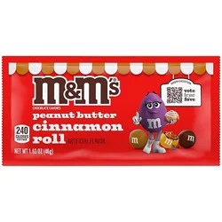 M&m's Peanut Butter Cinnamon Roll Chocolate Candies - 1.63 Oz