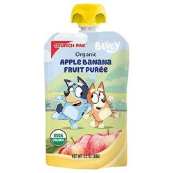 Bluey Pouch With Organic Apple And Organic Banana Puree 3.2oz - 3.2 Oz