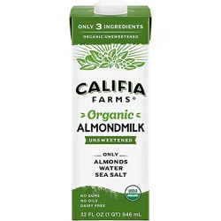 Califia Almond Milk Unsweetened Organic - 32 Fz