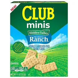 Club Crackers Minis Hidden Valley Ranch 11oz - 11 Oz