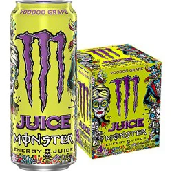 Monster Juice Voodoo Grape 4-16fz - 4-16 Fz