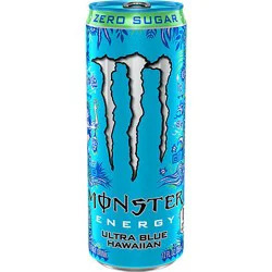 Monster Ultra Blue Hawaiian 12fz - 12 Fz