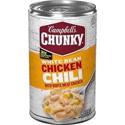 Campbell's Chunky White Bean Chicken Chili, 19 Oz Can - 19 Oz