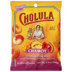 Huer Cholula Chamoy Tropical Ring Mix Unit 3.5oz - Ea