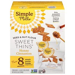 Simple Mills Sweet Thins Honey Cinnamon 8ct - 8 Ct