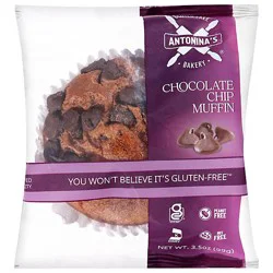 Antoninas Gluten Free Chocolate Chip Muffin - 3.5 Oz