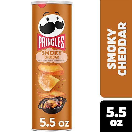 slide 1 of 6, Pringles Smoky Cheddar 5.5oz - 5.5 Oz, 5.5 oz