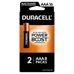 Duracell Coppertop Aaa Alkaline Batteries - 16 Count