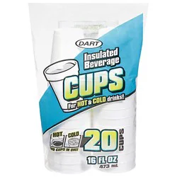 Dart Foam Cup 16oz 20ct - 20 Ct