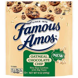 Famous Amos Oatmeal Chocolate Chip 9oz - 9 Oz