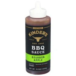 Kinder's Bourbon Apple Bbq Sauce 15.5oz - 15.5 Oz