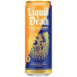 Liquid Death Energy Orange Horror 12fz - 12 Fz