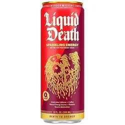 Liquid Death Sparkling Murder Mystery Energy Drink - 12 Fl. Oz.