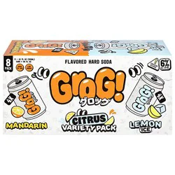 Grog Citrus Variety Hard Soda Wine 8pk - 8-355ml