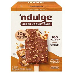 Ndulge Yogurt Bar Salted Caramel Almond - 9 Fz