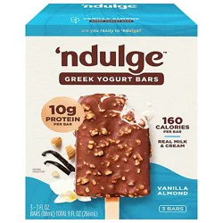 Ndulge Yogurt Bar Vanilla Almond - 9 Fz