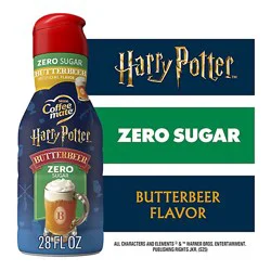 Coffee Mate Limited Edition Harry Potter Zero Sugar Butterbeer Creamer - 28 Fl. Oz
