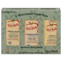 Red Apple Cheddar Flight Cheese - 24 Oz