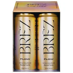 Brez Flow Lemon Elderflower 4-12fz - 4-12 Fz