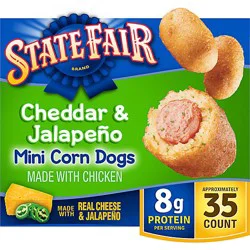 State Fair Cheddar & Jalapeno Mini Corn Dogs 23.76 Oz - 23.76 Oz