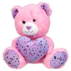 Signature Select Pink Teddy With Heart 7 Inch - Each