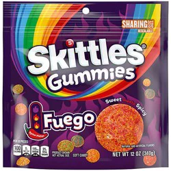 Skittles Gummies Fuego Share Size Stand Up Pouch 12 Ounces Each - 12 Oz