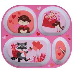 Signature Select Melamine Kids Divided Plate - Each