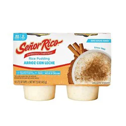 Senor Rico Zero Sugar Rice Pudding Arroz Con Leche 15 Oz 4-3.75 Oz - 4-3.75o