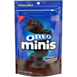 Oreo Minis Chocolate Creme Cookies - 8 Oz