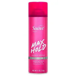 Suave Hair Spray Max Hold Ae Unscented, 11fz - 11 Fz