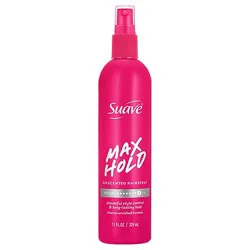 Suave Hair Spray Max Hold Na Unscented, 11fz - 11 Fz