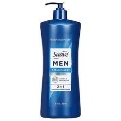Suave Men Sh 2n1 Ocean Charge, 28fz Pump - 28 Fz