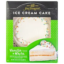 Jon Donaire Decorated Vanilla Ice Cream Cake 8 Inch - 24 Oz