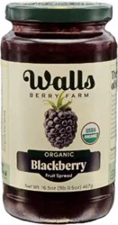 Walls Berry Farm Blackberry Organic Fruit Spread 16.5oz - 16.5 Oz