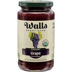 Walls Berry Farm Grape Organic Fruit Spread 16.5oz - 16.5 Oz